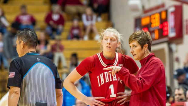 Lexus Bargesser and Teri Moren